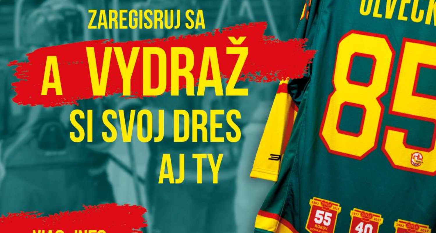 Vydražené dresy si už možno vyzdvihnúť