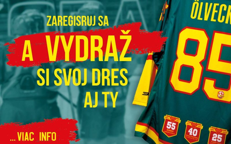 Vydražené dresy si už možno vyzdvihnúť