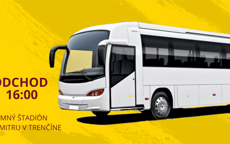 Utorkový autobus vyráža o 16:00 z Trenčína